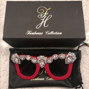 Custom Sunglasses as seen on Angela Simmons (Red)